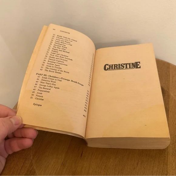 SOLD Christine Book Stephen King 1983 Signet Paperback First Printing Thriller - Picture 12 of 14